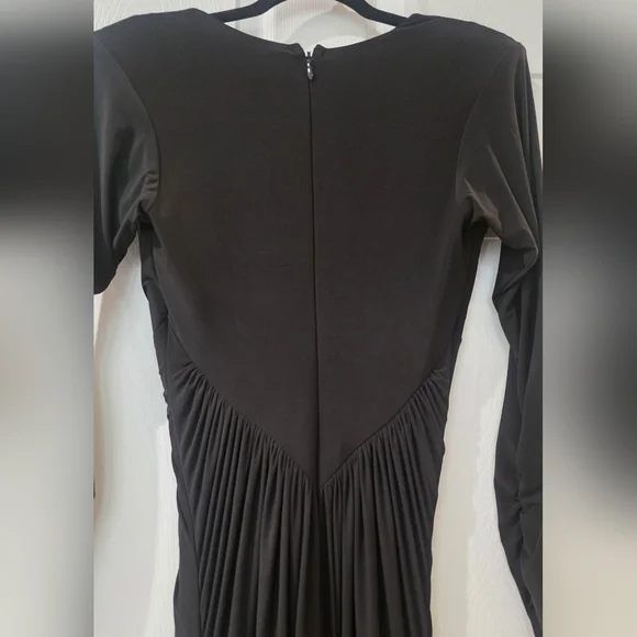 EUC Large Black Art Deco Gown - Picture 7 of 7